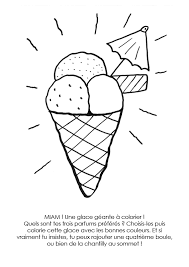 Une délicieuse glace italienne dans un grand cornet avec sa crème onctueuse à colorier. Coloriage A Imprimer Glace Geante A Colorier