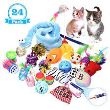 Focuspet Cat Toys Variety Pack Best Cat Toys For Exercise Interactive Led Light Cat Teaser Wand Interac Cat Toys Best Interactive Cat Toys Interactive Cat Toys