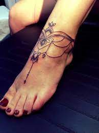 Tatuaggio Caviglia Foot Tattoos Ankle Tattoos For Women Ankle Bracelet Tattoo
