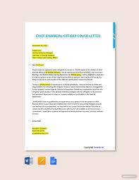 When writing your financial resume, you may want to highlight your experience with any software you may have used related to this area (microsoft excel, for example). Chief Financial Officer Cover Letter Template Free Pdf Word Apple Pages Google Docs Cover Letter Template Free Cover Letter Template Letter Templates