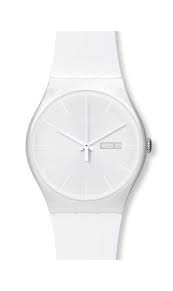 Pin By Ginna On Watches More Watches White Dial Watch Classic Watches Swatch Watch