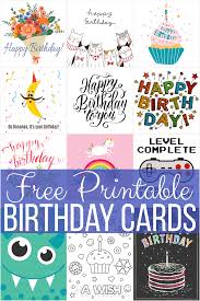 free printable birthday cards for everyone