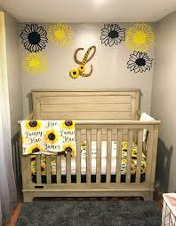 Newborn Baby Girl Gift Set Sunflower Yellow Personalized Etsy In 2020 Nursery Baby Room Newborn Baby Girl Gifts Baby Girl Nursery Room