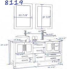 A bathroom vanity is composed of both the sink and the surrounding storage unit or cabinet. Standard Height Of Bathroom Vanity With Vessel Sink Bathroomvanitywithvesselsink Vessel Sink Bathroom Vanity Vessel Sink Bathroom Bathroom Dimensions