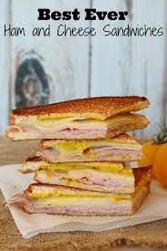 Best Ever Ham And Cheese Sandwiches Ham And Cheese Cold Sandwich Recipes Ham And Cheese Sandwich