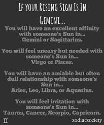 Sun in cancer — rising in gemini. Gemini Rising Relationships Gemini Ascendant Zodiac Society Scorpio Ascendant