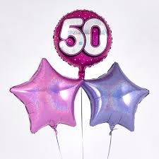 Maybe you would like to learn more about one of these? Buy Pink 50th Birthday Balloon Bouquet Delivered Inflated For Gbp 14 99 Card Factory Uk