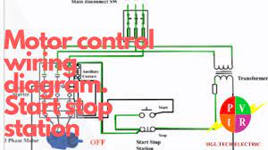 I've been asked about wiring alot recently. Motor Control Start Stop Station Motor Control Wiring Diagram How To Wire Start Stop Station Youtube