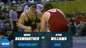 The crowd started chanting dr. Bruce Baumgartner Vs Dr Death Steve Williams 1982 Ncaa Title Match 3rd Period Youtube
