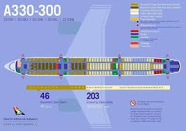 South African Airways Fleet Airbus A330 300 Details And