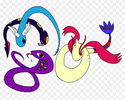 Snake Pokemon By Livinlovindude - Pokemon That Look Like Snakes - Free  Transparent PNG Clipart Images Download