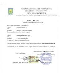 5 contoh surat kuasa dalam artikel ini terdiri dari surat kuasa khusus, pengambilan bpkb, uang, ijazah, dan tanah. Contoh Surat Kuasa Pendaftaran Desa Id Bralink Id