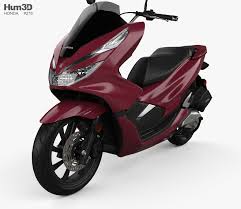 3d Model Of Honda Pcx 150 2019 3d Model Honda Model