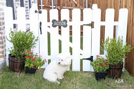 The tension mount or pressure mounted expandable libro outdoor metal dog gate can be used on decks and porches, the. Diy Outdoor Dog Gate Tutorial For Large Opening A Blissful Nest