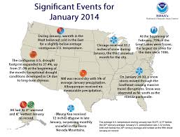 Use this monthly calendar to view weather averages, such as average temperature 14 days ahead of today, as well as the historical weather patterns over the past year. National Climate Report January 2014 State Of The Climate National Centers For Environmental Information Ncei