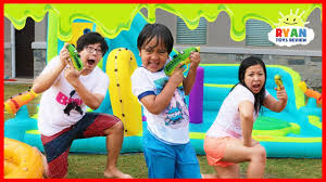 Slime Blaster Challenge With Ryan S World Toys Youtube
