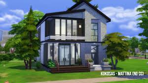 Mod The Sims Mattina No Cc Modern Home Sims 4 Houses Sims House Sims House Design