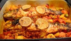 Poisson Au Four Avec Chermoula A La Marocaine Recette Poisson Au Four Recette Poisson Poisson Au Four A La Marocaine