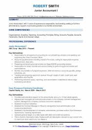 This financial manager job description template includes the list of most important financial manager's duties and responsibilities. Junior Accountant Resume Samples Qwikresume
