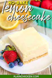 No Bake Lemon Cheesecake Recipe Graham Cracker Crust Light And Lemony No Bake Cheese In 2021 Lemon Cheesecake Recipes Milk Recipes Dessert No Bake Lemon Cheesecake