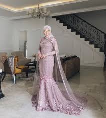 Gaun pesta kombinasi brokat dan sifon. 50 Inspirasi Model Gamis Brokat Kombinasi Sifon Terbaru Wikipie Co Id