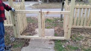 Anju factory aluminium slat fence double swing gate product aluminium slat privacey fencing material aluminium alloy thickness 0.8mm, 1.0mm, 1.2mm. Gates And Arbor Diy Picket Fence My Repurposed Life Rescue Re Imagine Repeat