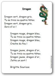Chanson Dragon De Brigitte Sourisse Paroles Illustrees De Dragon Dragon Chanson Chine Maternelle