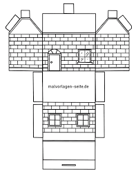 Papiergebäude zum ausdrucken / graffiti coloring pages to download and print for free : Papierhaus Bastelbogen Vorlage Kostenlose Ausmalbilder