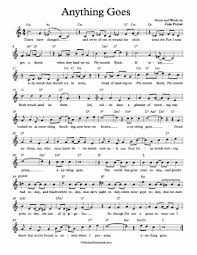 Free Lead Sheet Anything Goes Jazz Sheet Music Lead Sheet Jazz Guitar Lessons