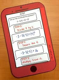 This Collaborative Math Activity Is A Fun Spin On Imessage Students Explain Their Steps And Workout Order Of Operations Math Activities Middle School Algebra