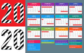 Selain itu, tidak hanya persiapan perayaan tahun baru. Download Desain Kalender 2020 Masehi Dan Hijriah Pdf Psd Dan Png Kuliah Desain