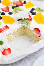 Butter, zucker, vanillinzucker und salz schaumig rühren. Zitronen Buttermilch Blechkuchen Kuchendeern