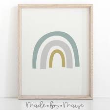 Buy Bright Nursery Rainbow Print, Colourful Girls Bedroom Wall Art, Rainbow  Playroom, Happy Decor, Kids, Bedroom, Poster, Print, Rainbow Decor Online  in India