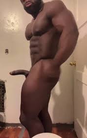 Black God with hot body and massive cock revealed