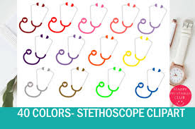 Download Doctor Nurse Stethoscope Clipart Graphic Graphic By Happy Printables Club Creative Fabrica SVG Cut Files