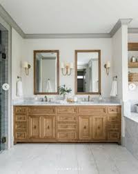 In 2021 bathroom trends, it is worth attempting to allocate plumbing or pieces of furniture not at walls, but, for example, in middle of bathroom. Not Found Farmhouse Master Bathroom House Bathroom Fixer Upper Bathroom