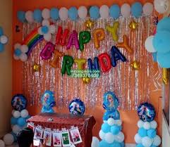 Blue balloon wall, silver balloons, baby shower decorations, happy birthday decor, backdrop x 5 inch small mesh net 2m x 2m 60 glue dots the balloon wall kit comes with all components to assemble at home including net. Home Balloon Decorations Best Birthday Party Organisers Balloon Decorators Birthday Party Caterers In Bangalore