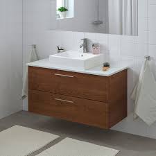 Godmorgon Tolken Tornviken Bathroom Vanity Brown Stained Ash Effect Marble Effect Dalskar Faucet Shop Ikea Ca Ikea Ikea Godmorgon Bathroom Vanity Vanity