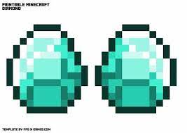 Printable Minecraft Gold Ruby Emerald Diamond Necklace Fpsxgames Minecraft Printables Minecraft Coloring Pages Minecraft Images
