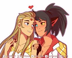 Blecia~!, Adora and Catra from She-Ra and the Princesses of...