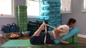 Restorative Backbend To Energize Restorative Yoga Poses Iyengar Yoga Restorative Yoga