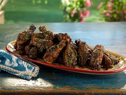 Smoked Jerk Chicken Wings With Honey Tamarind Dipping Sauce Recipe Jerk Chicken Wings Food Network Recipes Tamarind Glazed Chicken