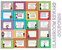 Classroom Reward Coupons Classroom Rewards Classroom Incentives Classroom Reward Coupons