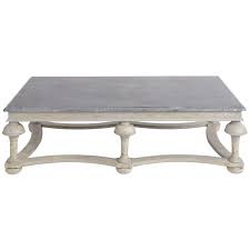 Whether you're drawn to sleek modern design or distressed rustic textures, ashley homestore combines the latest trends with comfort and quality at a price that won't break the bank. Superb And Large Distressed White Coffee Table With Balustrade Style Legs And A Beautiful Stone Top