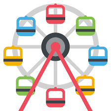 Centenas de dibujos para colorear totalmente gratis. Noria De Feria Clipart Dibujos Animados Descargar Gratis Creazilla