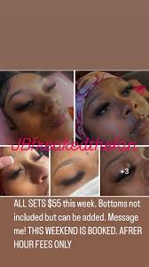 Any lash techs available to do a short volume set next week? 💗💗💗