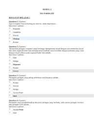Maybe you would like to learn more about one of these? Tes Formatif Sumatif Modul 2 Tkj