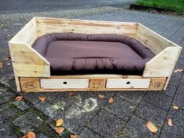 The bed i made is about 16 by 16 pillow like bed. Diy Pallet Dog Bed Design With Drawers 101 Pallets