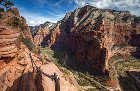 Angels landing (aka angel's landing or angels' landing), located in zion national park in the easiest and most popular way up top is the 2.5 mile class 3 angels landing trail that leaves the. Hiking To Angels Landing Visit Utah