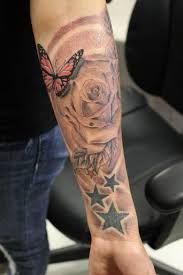 Star tattoo designs are a very famous star tattoos are available in various sizes like small, medium and large. 23 Best Rose And Star Tattoo Men Ideas Tattoos Tattoos For Guys Star Tattoos